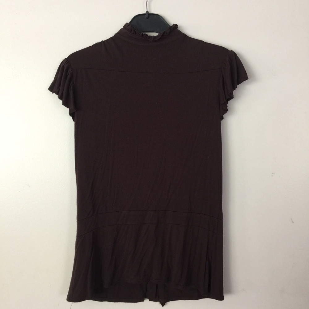 Brown Button Down - Picture 4 of 4